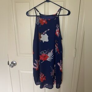 Floral Navy Dress